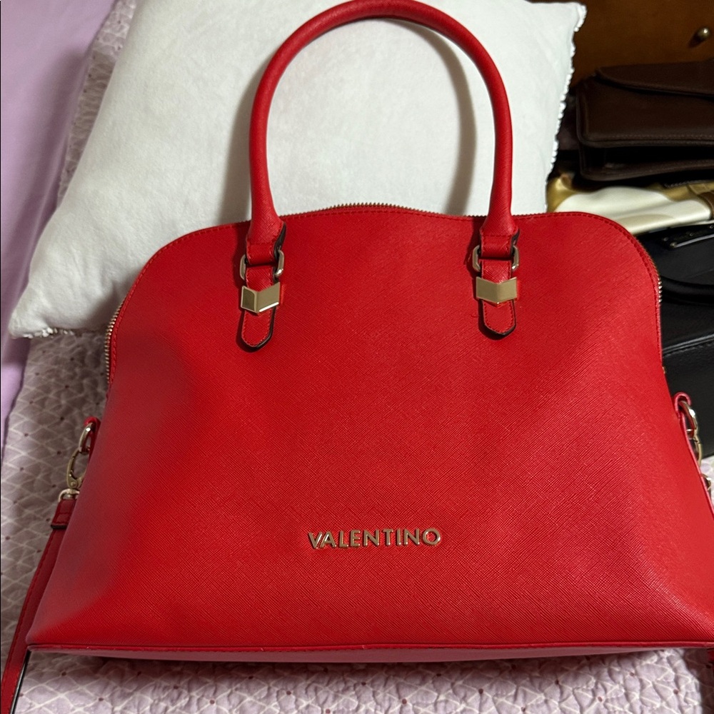 Valentino Bold Red Satchel